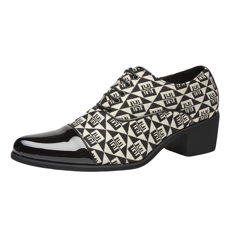 

New Designer Gentleman Pointed Toe Mixed Patchwork Forma Dress Cuban Shoes For Men Monk Strap Wedding Loafers Zapatos Hombre
