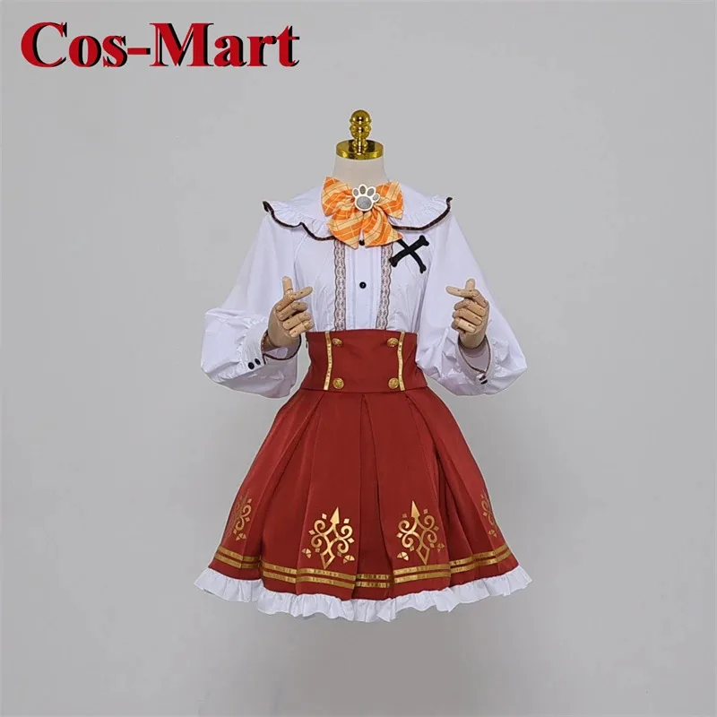 Cos-Mart Anime Vtuber Hololive Inugami Korone Cosplay Costume Super Cute Winter Dress Female Activity Party Role Play Clothing