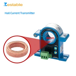 Hall Current Sensor ZA-K7 AC 0-50-1500A Input 4-20mA 0-5V 0-10V Output Open Loop Split Core Current Transmitter