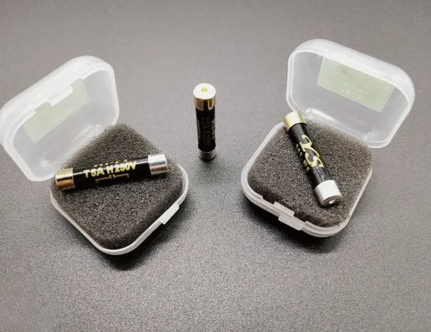 2pcs Original British YS Hi-Fi fuse audiophile gold and silver plated nano insurance 6X32mm free shipping