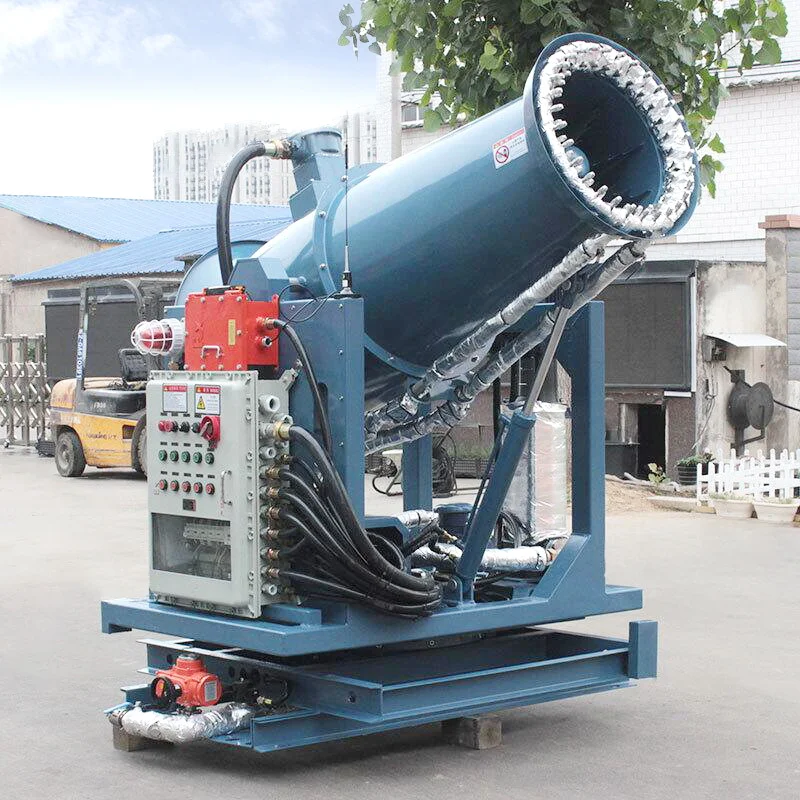 Industrial-grade Dust Suppression Mist Cannon Coal Mine Dust Control Fine Mist Cannon  Pesticide Dust Suppression Machine