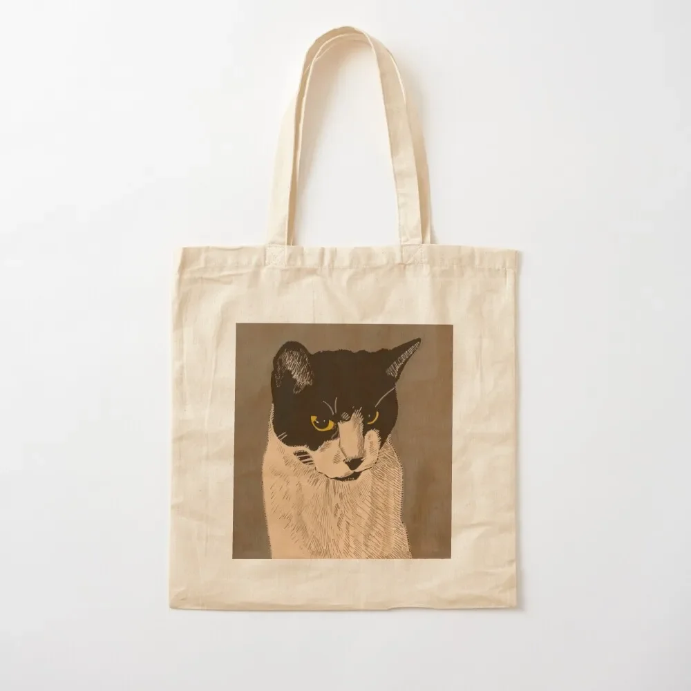 

Tengu the pet cat is cute and cuddly artwork Tote Bag Canvas bag for women tote bag Cloth bags