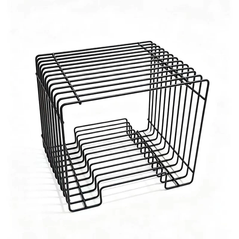 Modern Nordic Metal Coffee Table Space-Saving Storage Rack Side Table for Living Room, Bedside & Indoor Decor