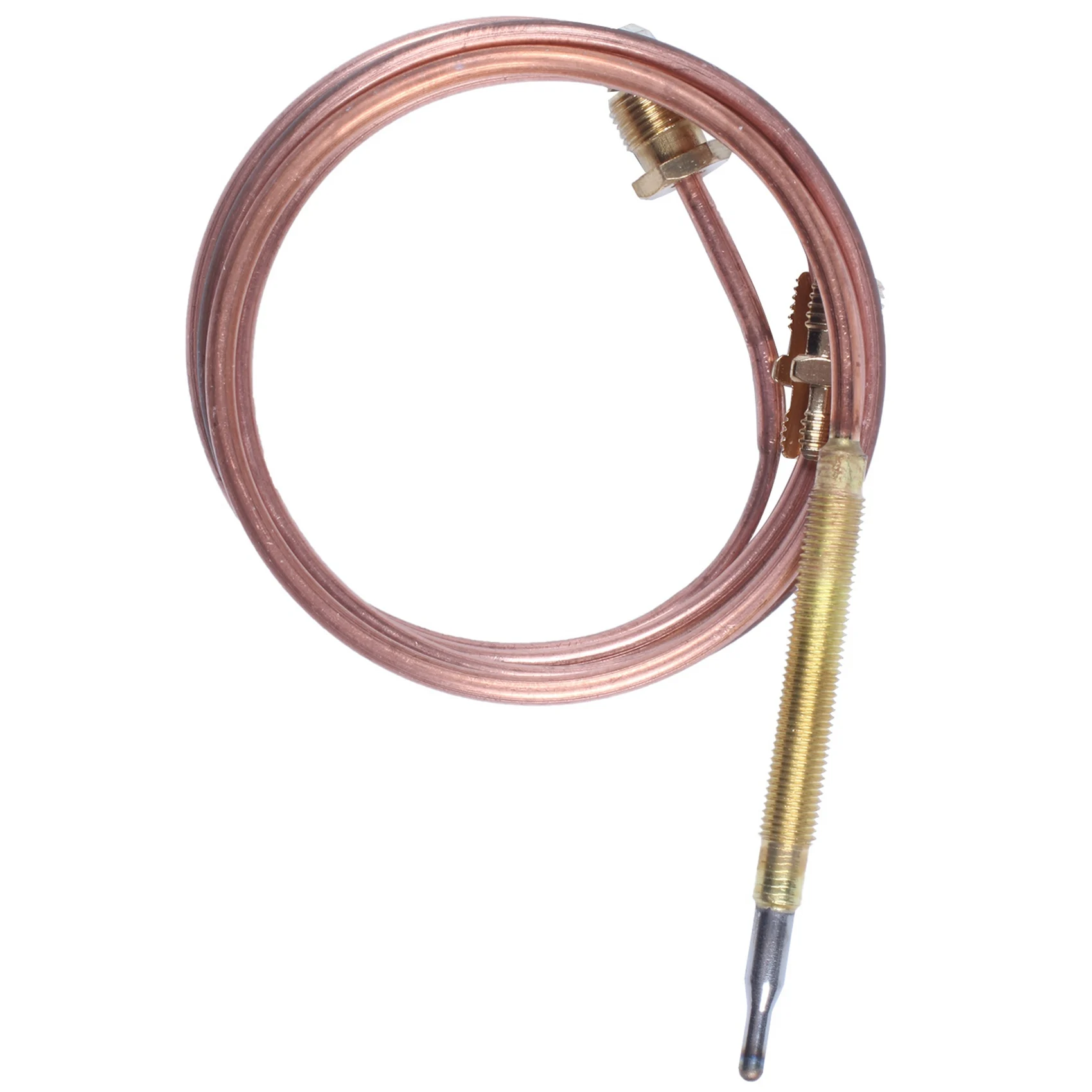 N96R 20X 900Mm Gas Stove Universal Thermocouple Kit M6X0.75 With Spilt Nuts (100) Replacement Thermocouple