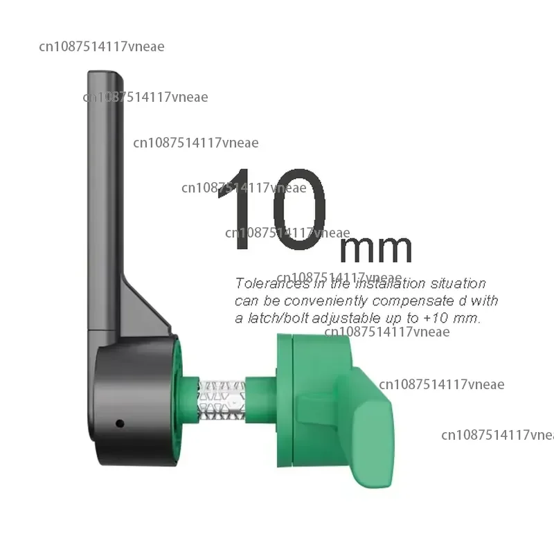 Locks with Plastic Handle for Cold Room Modular Freezer Door Lock -40°C to +80°C, Emergency Release, Stainless Steel
