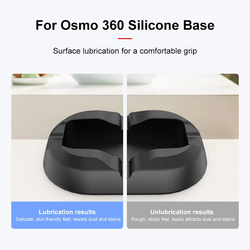 For DJI Osmo 360 Camera Desktop Silicone Base Anti-Slip Panoramic Action Camera Charging Base Stand for DJI Osmo 360