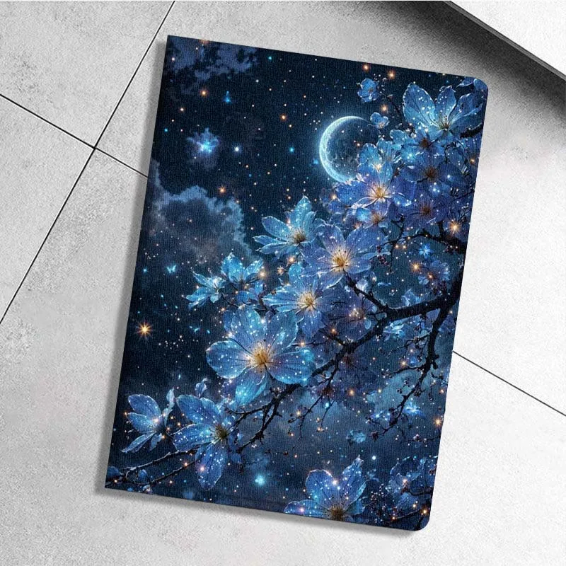 Luminous Flower Beautiful For Xiaoxin Lenovo Pad Tab K10 K11 M10 P12 P11 Pro GT Gen2 Plus Legion Y700 Y900 12.1 Tablet Case
