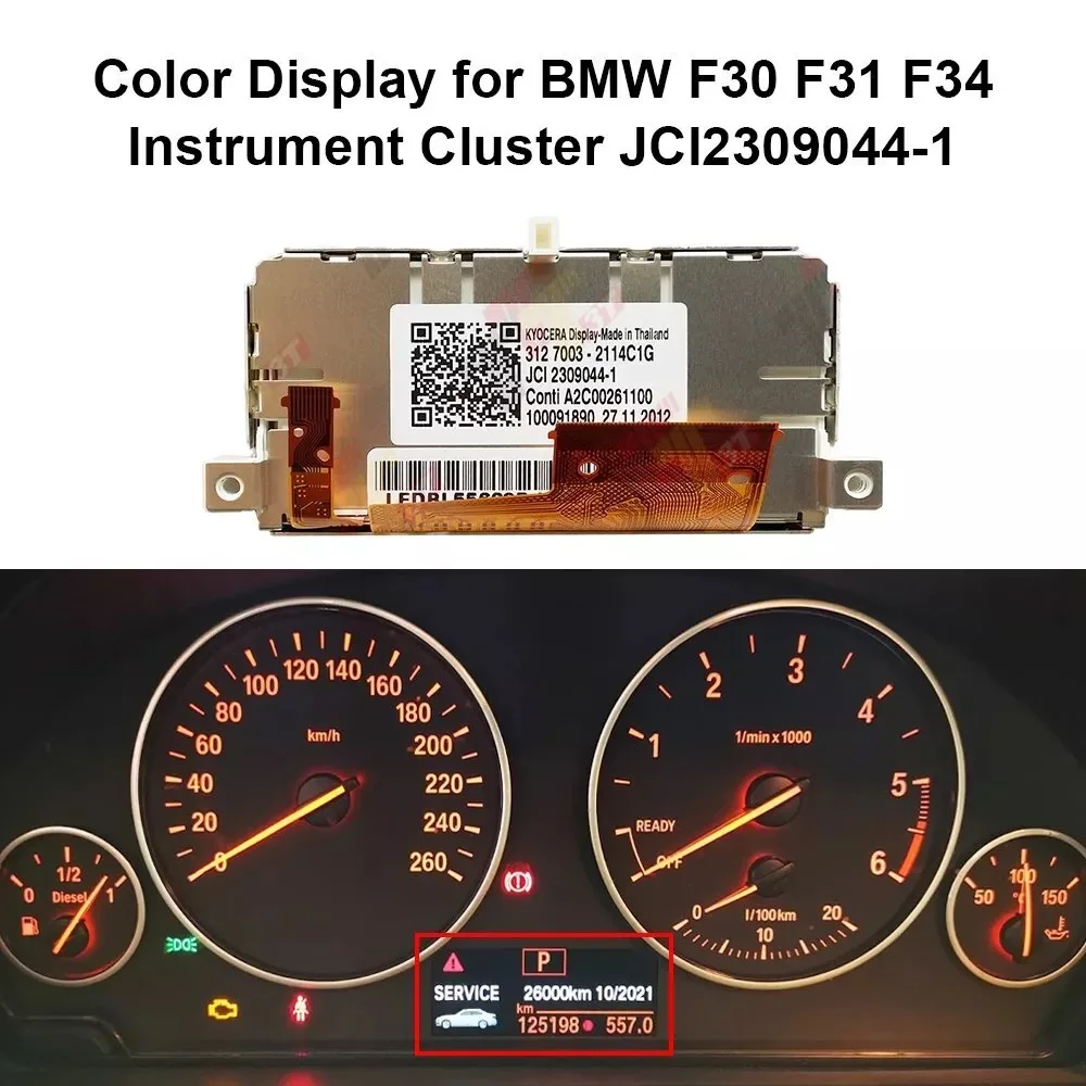 

Color Display for BMW F30 F31 F34 Instrument Cluster JCI2309044-1
