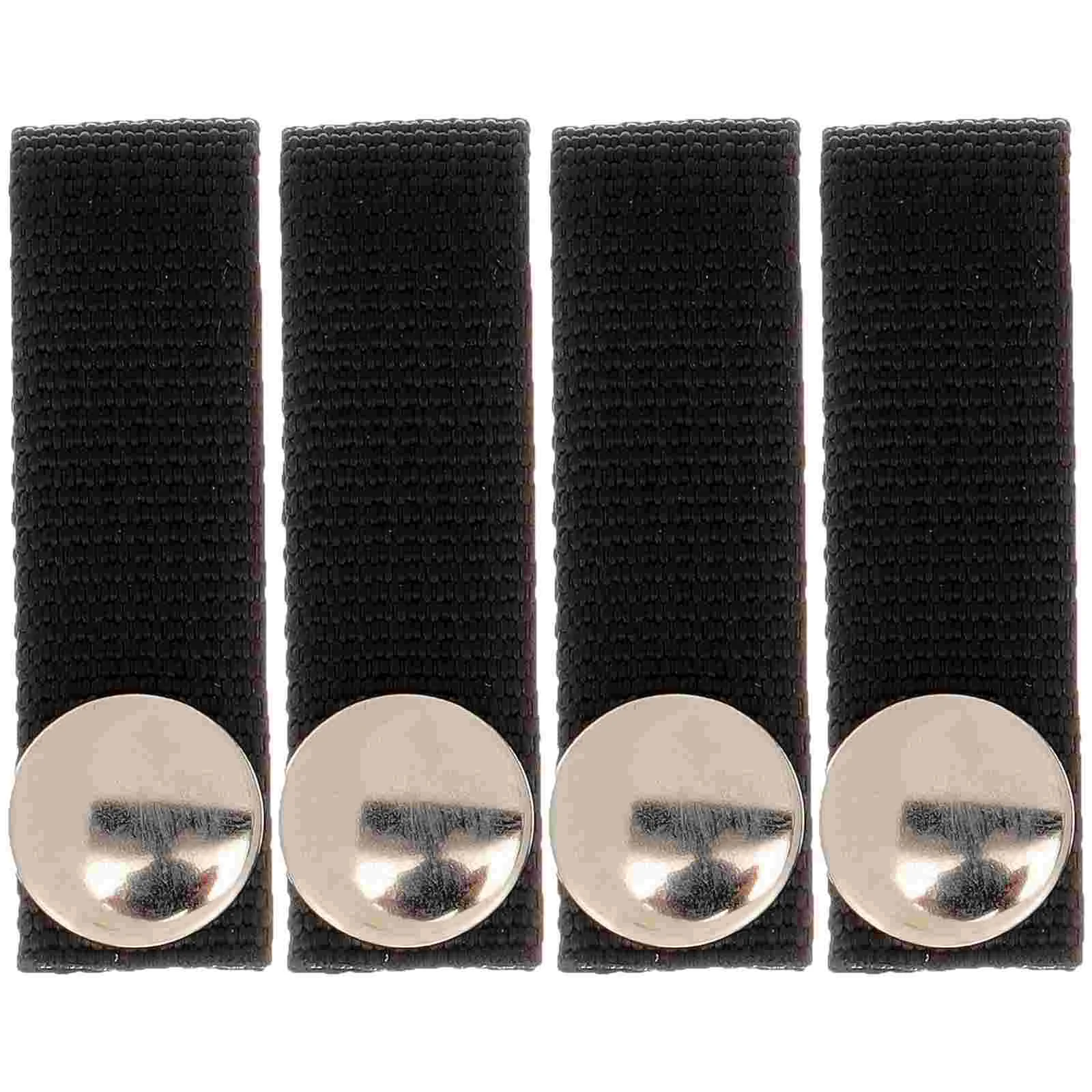 4 Pcs Hockey Restraint Chin Strap with Single Snap Elastic Replacement Detachable Hard Polyester under for Sports Straps