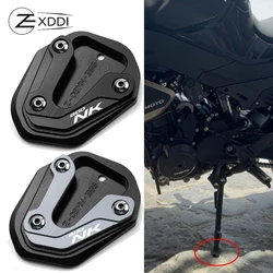For CFMOTO CF 800NK NK800 800 NK 2023 2024 CNC Motorcycle Side Stand Foot Extension Pad Kickstand Enlarger Plate Tire Valve Caps