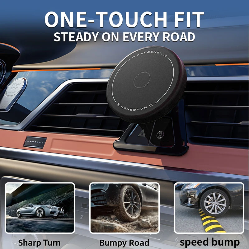 Car phone holder, magnetic phone mount, air vent phone holder, suitable for Mercedes‑Benz ML‑Class W166 2012‑2015, fits all smartphones 5