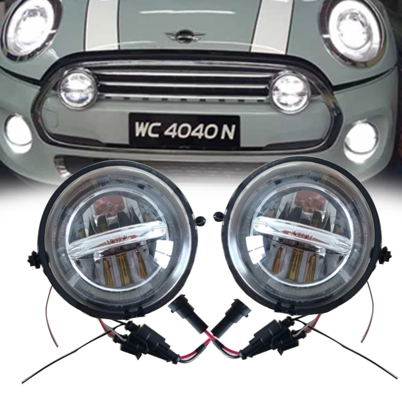 

Автомобильные светодиодные противотуманные фары s для Mini R55 R56 R57 R58 R59 Cooper Clubvan Clubman Roadster Countryman Противотуманные фары для вождения, противотумансветильник ры, светильник ры