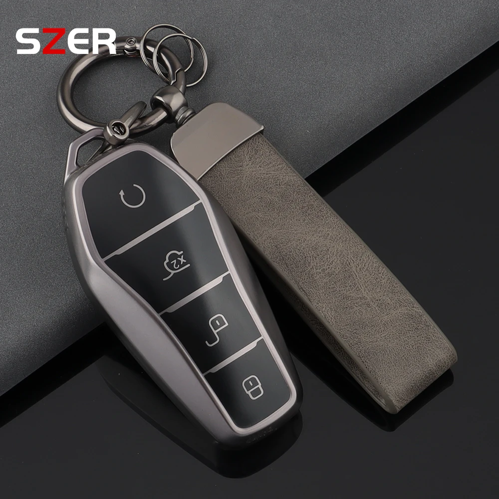 TPU Autoschlüsselhülle für BYD Seal Song Plus Atto 3 Dolphin Han EV Tang Qin U Dmi Yuan Pro Schutz Schlüsselanhänger Zubehör