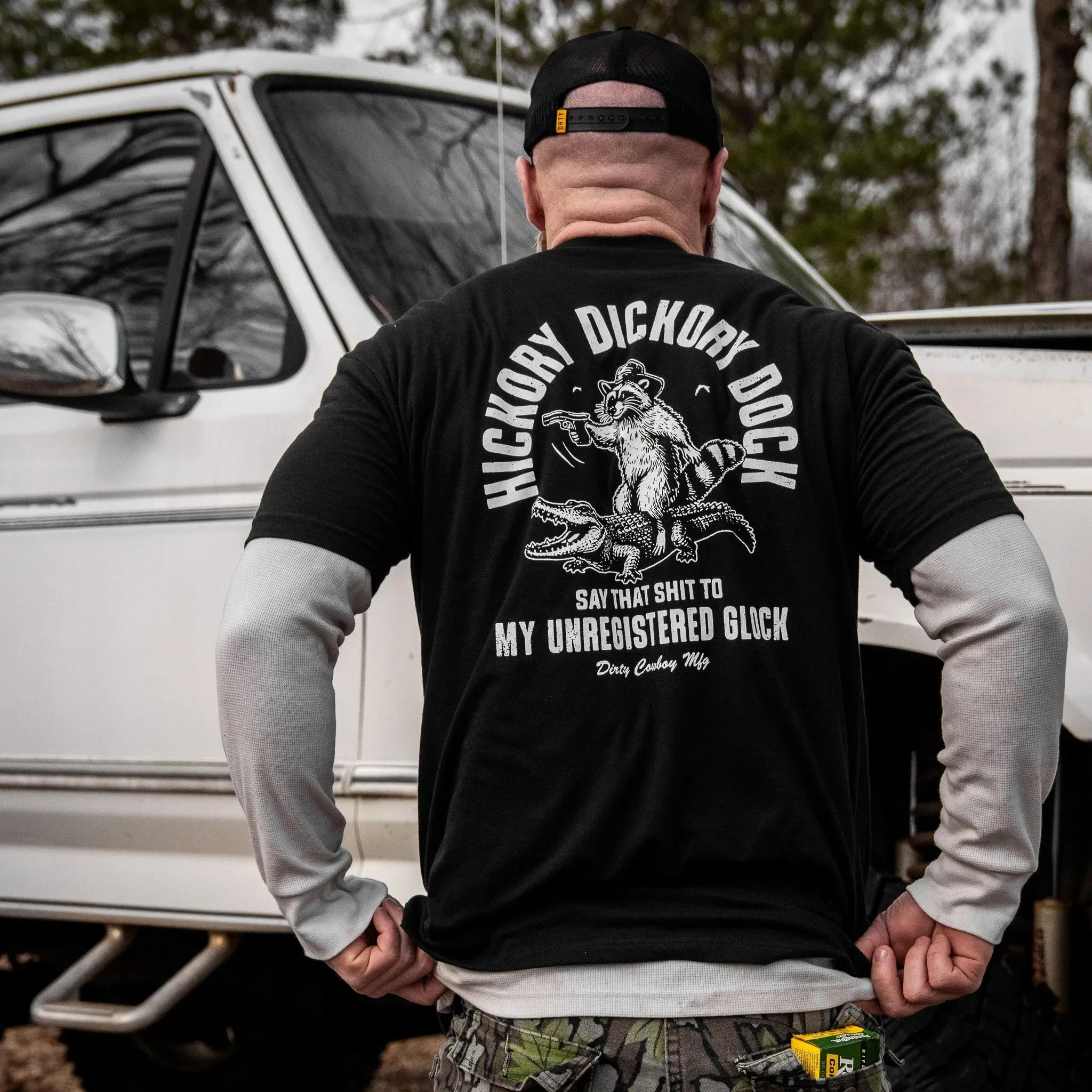 Hickory Dickory Dock Men's T-Shirt - Combat Iron Military T-shirt - Suitable for Sports Wear Pure Cotton