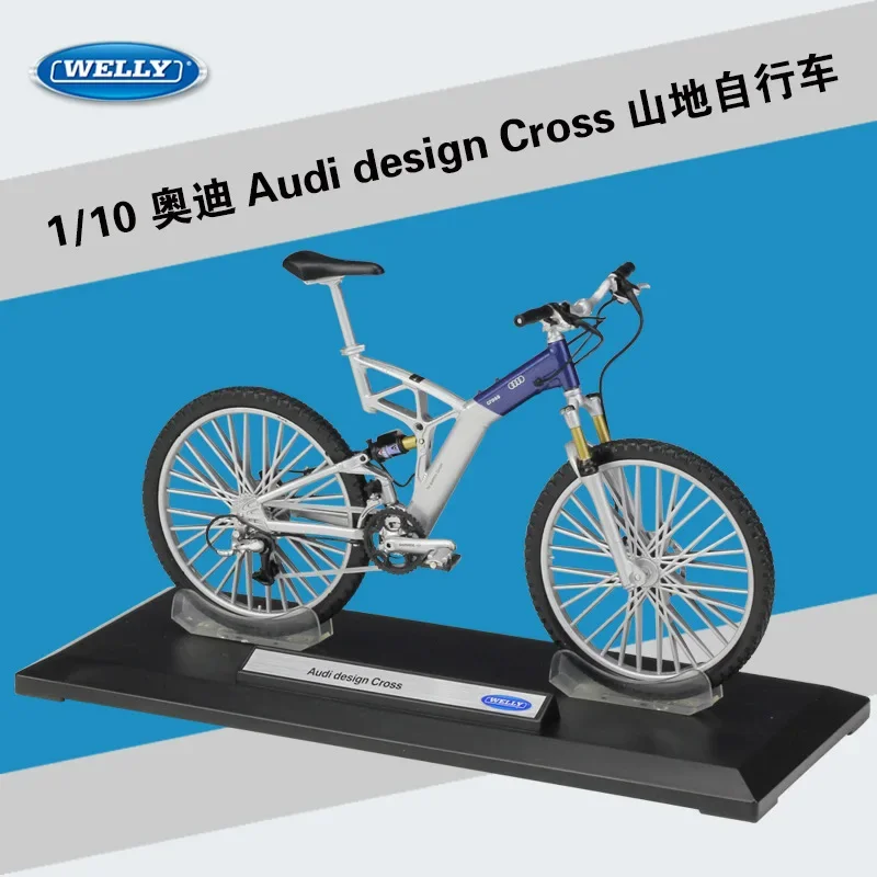 

WELLY 1:10 Porsche Audi BMW bike mountain bike road bike simulation alloy bicycle model B218