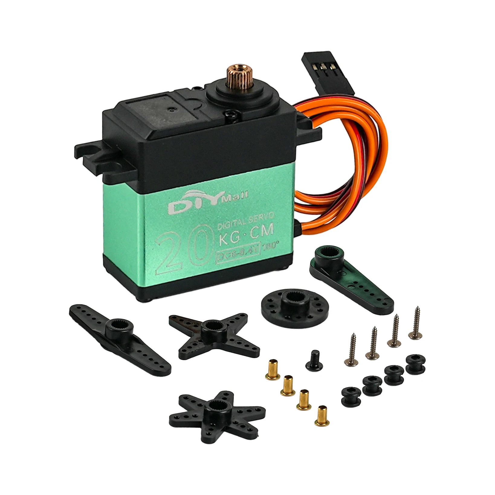 TD-8820MG 20kg Digital Servo High Voltage 4.8-8.4V Metal Gear Programmable Waterproof Steering for 1/8 1/10 RC Car Robot Boat