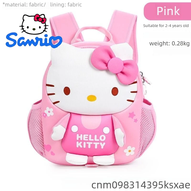 Hello Kitty Luxury Backpack for Girls Children Handbag Purse Style Lightweight Anti Lost Kindergarten School Bag