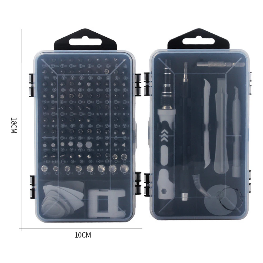 132-In-1 Chromium-Vanadium Steel Screwdriver Set Multi-Functional Dismantling Machine Repair Screw Screwdriver CRV Tool