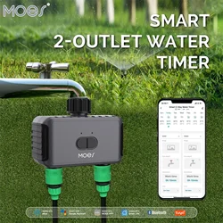 Bluetooth Smart Garden Sprinkler Wasser timer von 2-Wege-Regenverzögerungsfilterwaschanlage programmier bar und automatische Bewässerungs steuerung