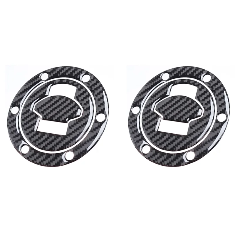 

2X 3D Carbon Fiber Tank Gas Cap Pad Filler Cover Sticker Decals For BMW R1200RT K1200S F650 R1150 R/RS/GT/LT ALL-A97E