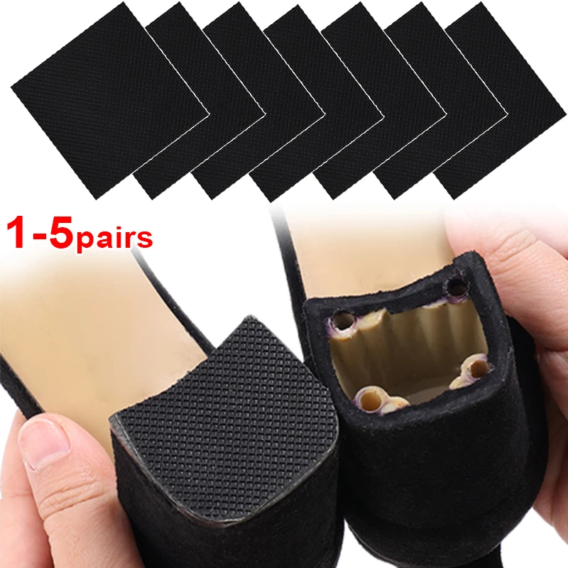 Rubber Shoes Bottom Protector Stickers High Heel Sole Anti-slip Outsole Pads Self Adhesive Sandals Sticker Patch Pad Accessories