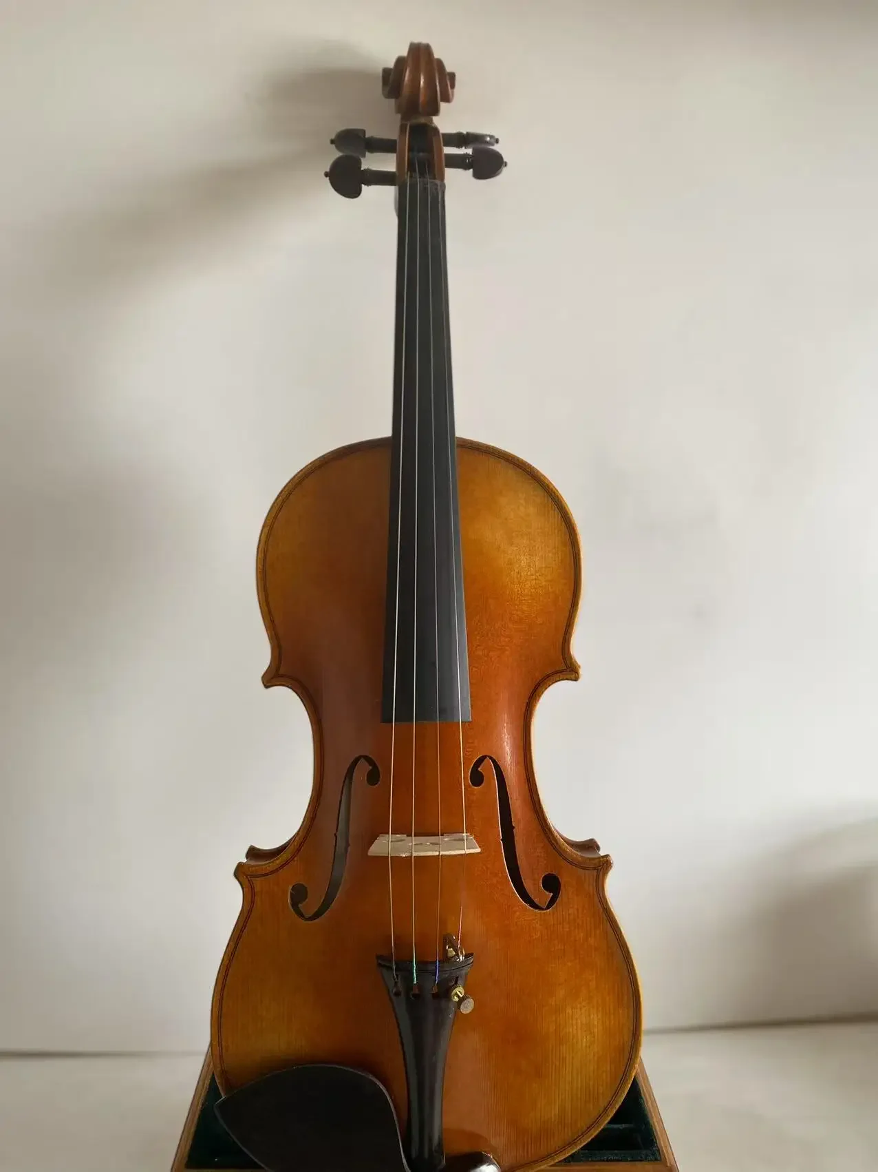 نموذج جديد 4/4 كمان Guarneri من خشب القيقب الملتهب الصلب مصنوع يدويًا رقم 3520