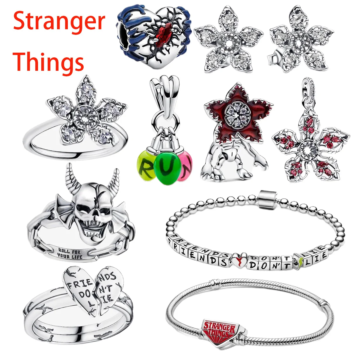 The New Stranger Things Series Jewelry Truly Restores The Classic Stranger Things Model Style and Is Easy To Match.