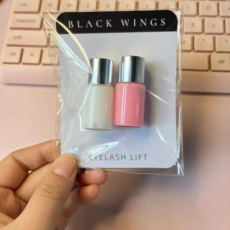 Blackwings Snelle 9 Minuten Wimper Tillen Set Wimperverbetering Wimper Opheffen Set Oogzwarte Oogmake-Up