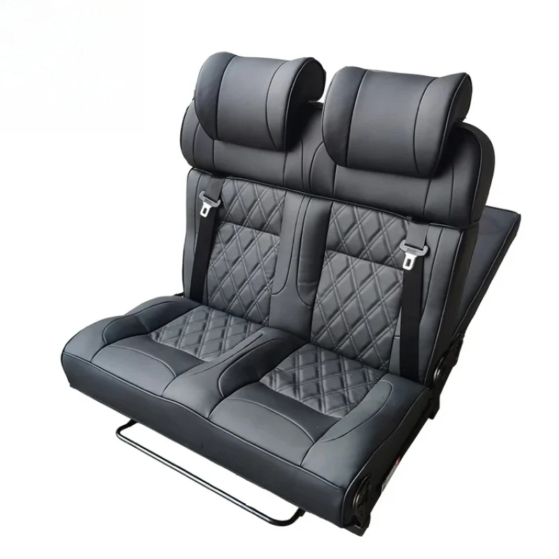

Van Business Car RV Retrofit Passenger Seat, Breathable Leather Sofa Bed