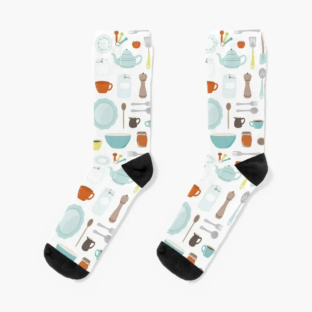 

My Vintage Kitchen Socks Toe sports basketball Mens Socks Women's