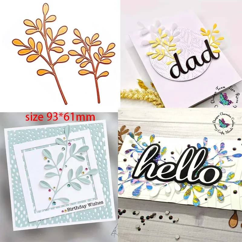 Metal cutting dies olive leaf die cut mold card Scrapbook paper craft knife mould blade punch stencils