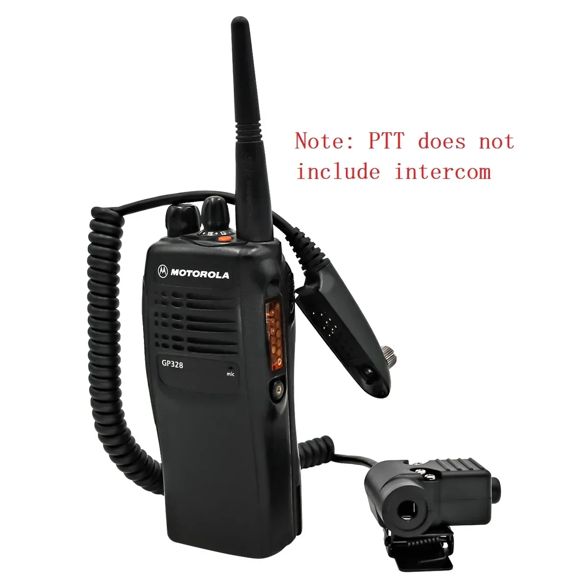 Tactical PTT U94 PTT Cable Plug Adapter for Motorola Walkie Talkie GP140 GP320 GP328 GP338 GP340 Radio Hunting Headset PTT