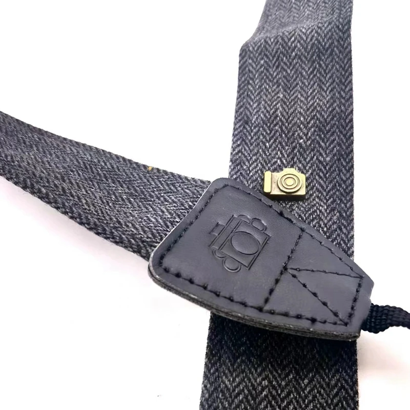 2 Pcs Camera Strap Belt Adjustable Vintage Camera Strap Shoulder Neck Belt SLR DSLR Camera Universal Parts Accessories