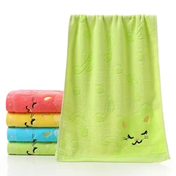 Cute Hand Face Towels for Kids Women, Bath Towels, Hand Drying Towel Cat Print Animals for Kitchen Bathroom