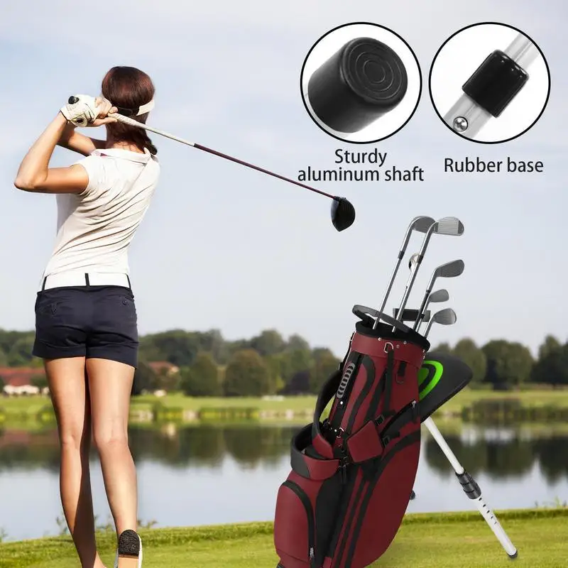 

Golf Travel Support Pole Telescopic Golf Travel Brace With Top Cover Shock Resistant Protective Sports Equipment For Sportsman