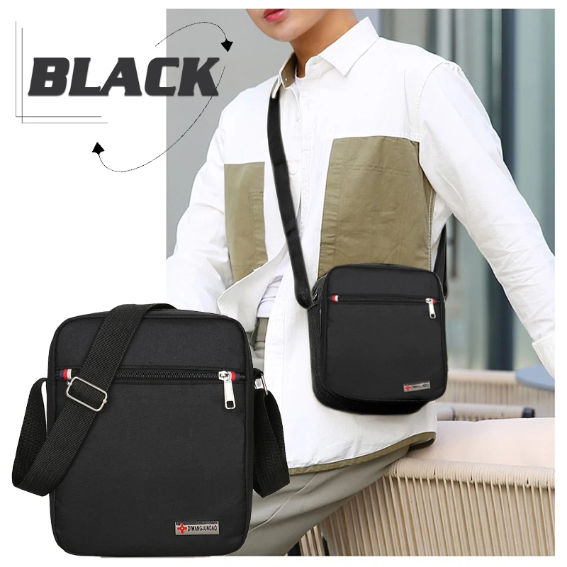 2022 Mannen Tas Mode Kleine Canvas Casual Handtassen Mannelijke Cross Body Schouder Messenger Bags Voor Mannen Portemonnees En Handtassen