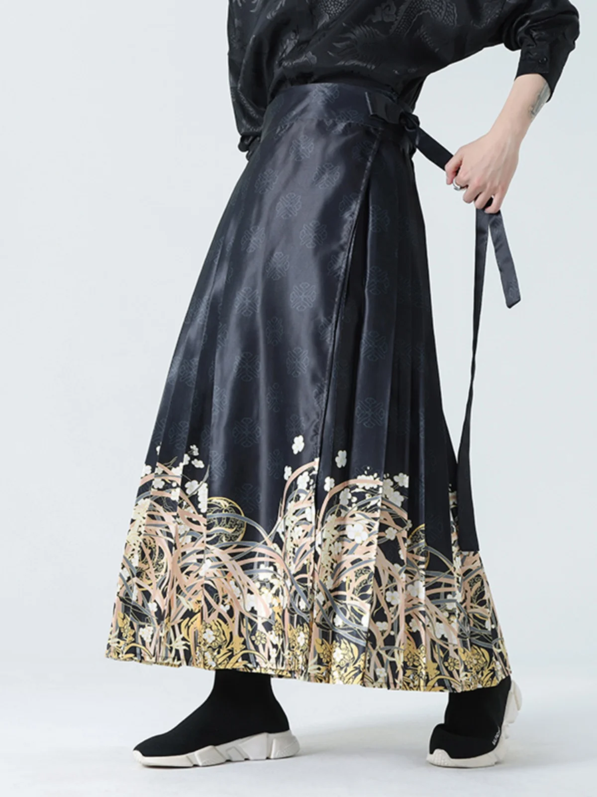 

New Chinese Sle Wide Leg Pants Spring Autumn Faion Trend Retro Hanfu Sle Casual Loose Fit Youthful Sle Straight Tube