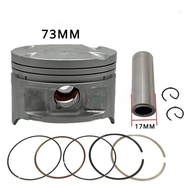 Motorcycle Engine Parts Piston rings Kit 73mm For Honda CBX250 Twister XR250 Tornado 2001-2008 Motor Modification Accessories