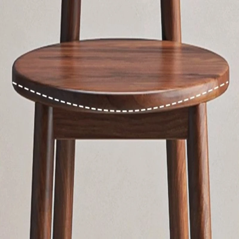 Particularly Durable Bar Chair Solid Wooden Modern Designer Vintage Bar Chair New Chinese Sense Bar Furniture Stolik Barowy XYBC