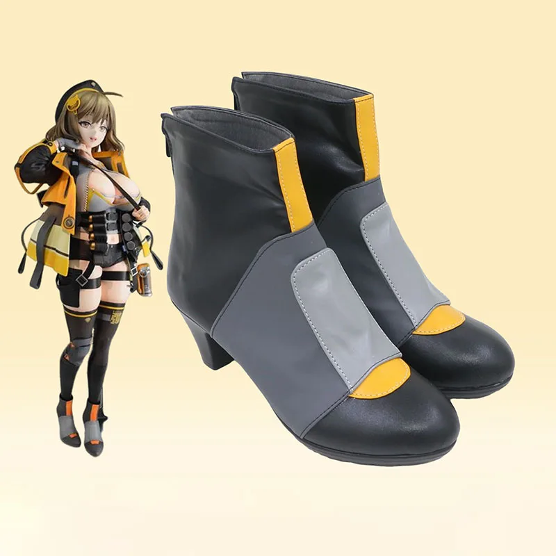 Anis Cosplay Schuhe Spiel NIKKE Stiefel Rollenspiel Kunstleder Stiefel für Frauen Mädchen