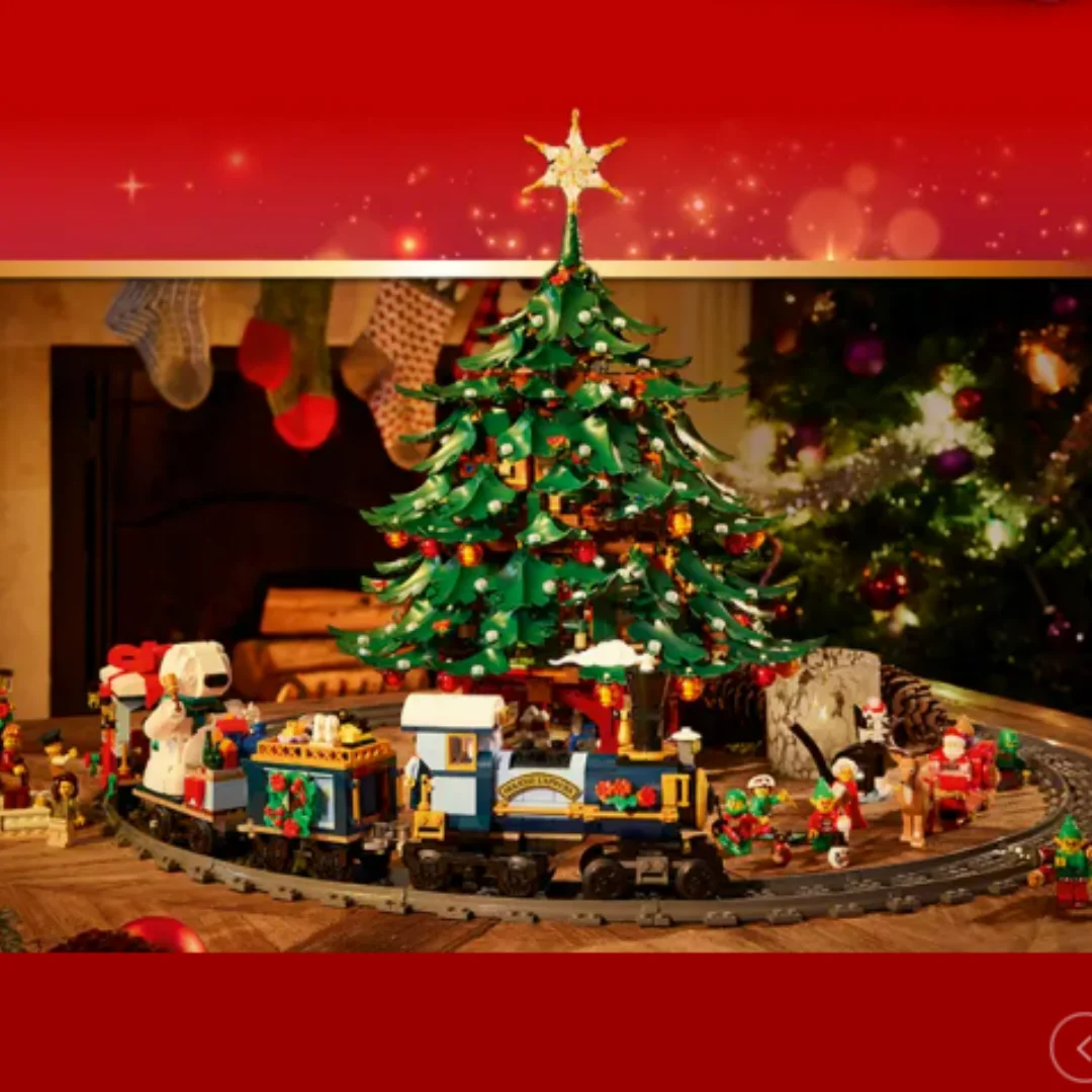 2025 جديد متوافق 41843 شجرة عيد الميلاد العائلية الديكور اللبنات نموذج قوالب بناء لتقوم بها بنفسك لعب للأطفال هدية عيد ميلاد #2