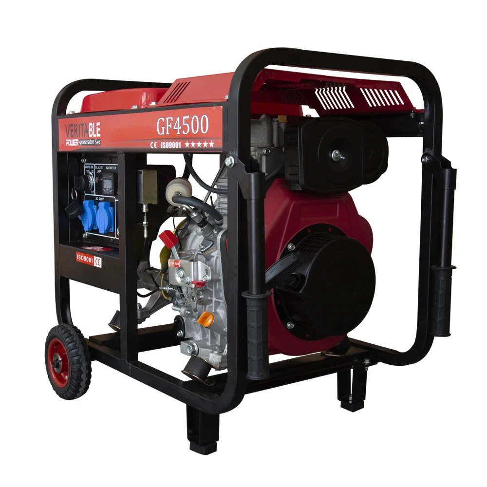 Manufacturers 5kva di esel generator super silent portable Open Type di esel electric generator