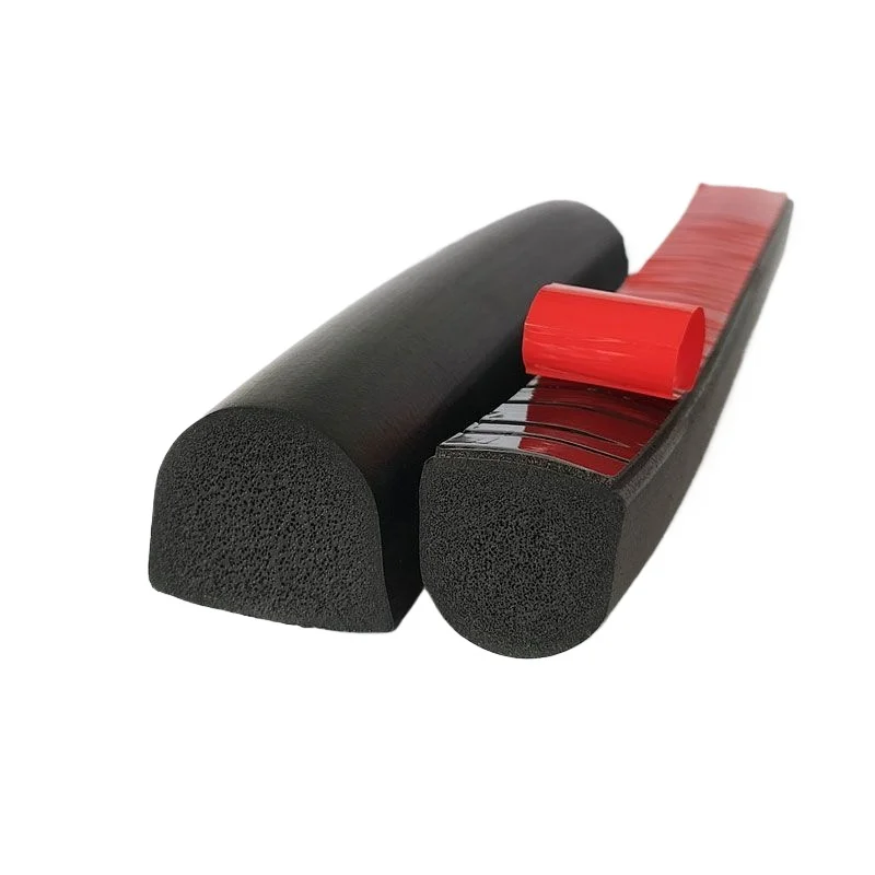 Bande d'étanchéité en éponge auto-adhésive solide, 1/2/3M, mousse de caoutchouc EPDM, joint insonorisé pour toit ouvrant, fenêtre triangulaire, bande d'étanchéité pour toit de voiture
