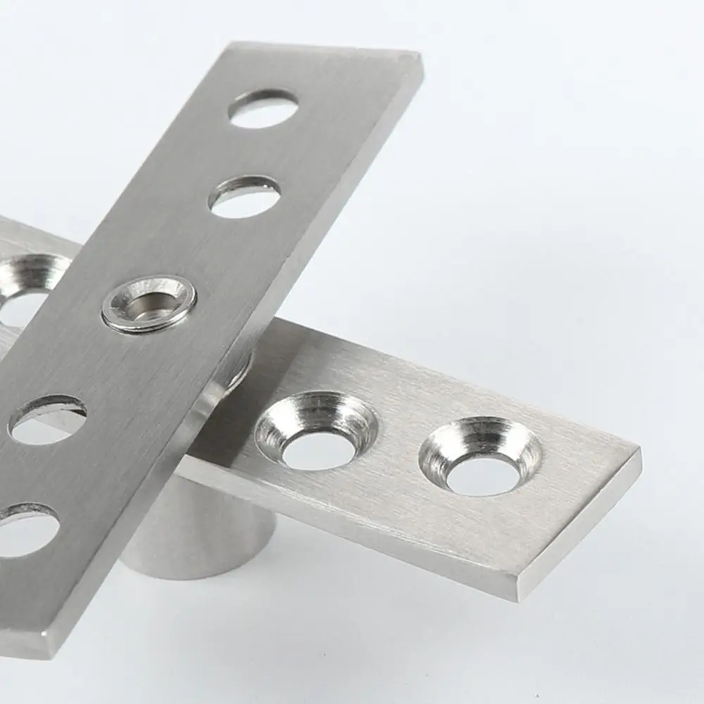 Zawias obrotowy do drzwi ze stali nierdzewnej 75mm-150mm, obrót 360 stopni, oś w pozycji góra-dół, wytrzymały.