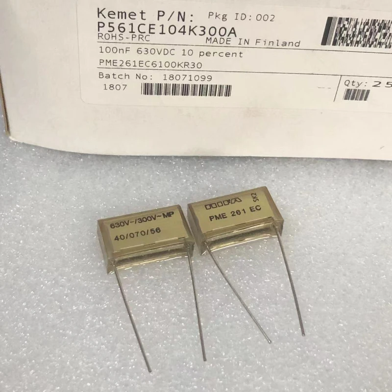 1PCS RIFA-PME-261-EC 0.1UF 630V-300V PME261EC PME275ME 0.1UF 250VAC fever Audio coupling non-polarized capacitor