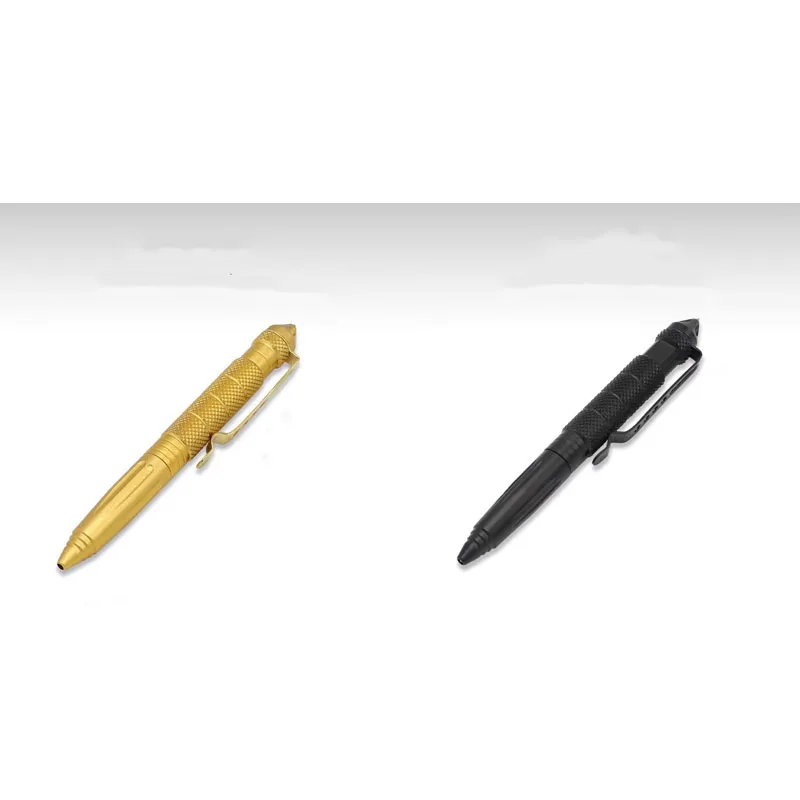 1-4 Stück Taktischer Stift Multifunktional aus Aluminiumlegierung für Outdoor-Camping Sicherheit Überlebens-Taktikwerkzeug Notfall-Glasbrecher-Stift