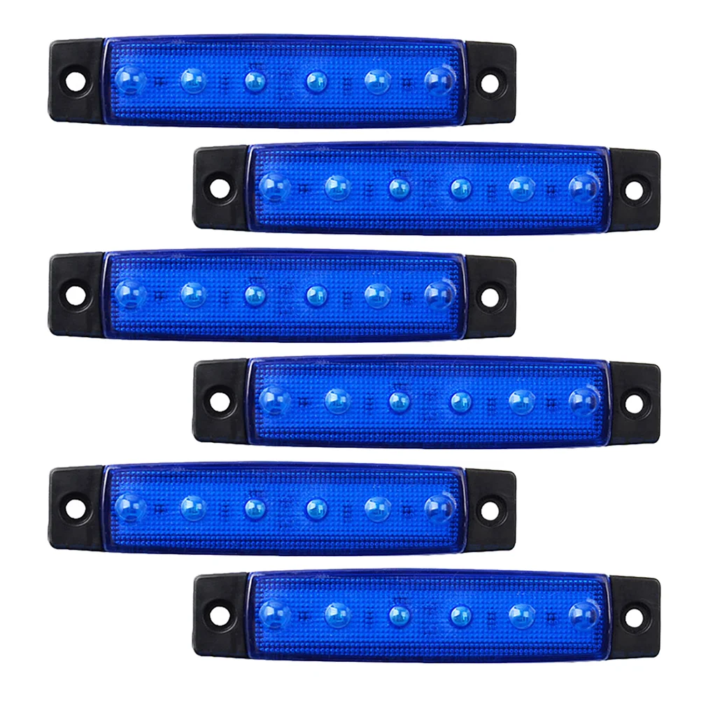 

6 Pcs Light Strip Tail Lights 6led Boat Stern for Boats Taillight Navigation Decoration Utility Interior