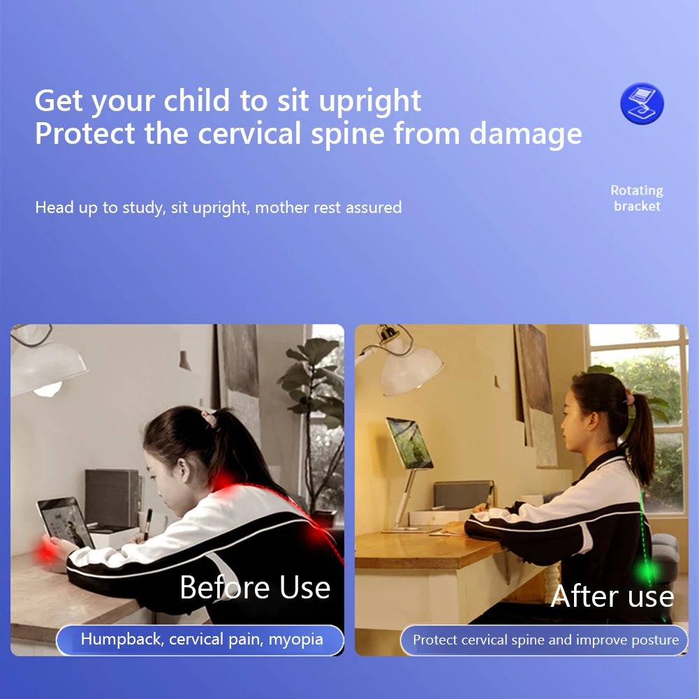 H06 سبائك الألومنيوم اللوحي حامل مكتب حامل 360 درجة دوران متعددة زاوية ارتفاع قابل للتعديل طوي حامل حوض ل شاومي باد