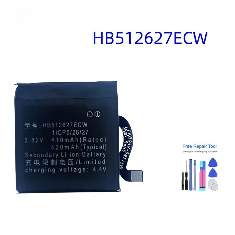 

For Huawei watch GT1 FTN-B19 420mAh HB512627ECW+ Battery Replacement