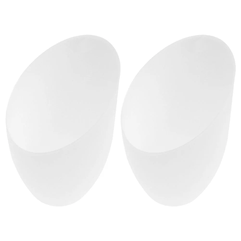

2 Pcs Horseshoe Lampshade 32mm White Plastic Light Shade for Table Desk Floor Pendant Chandelier Easy Install Decorative